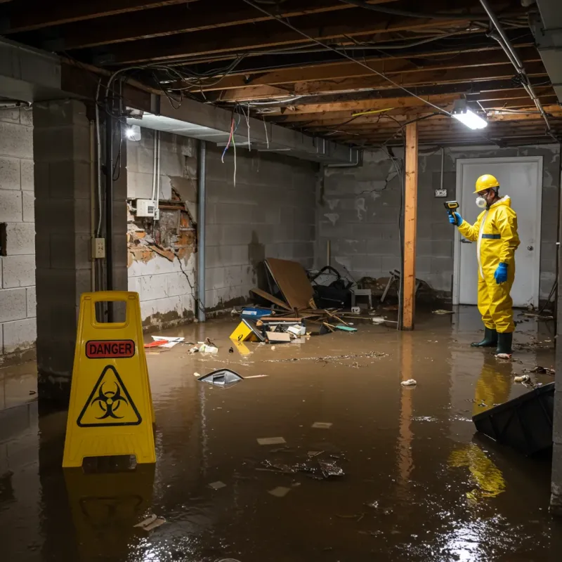 Flooded Basement Electrical Hazard in Nanakuli, HI Property
